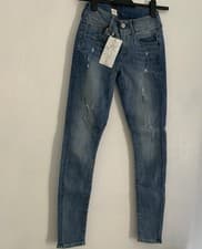 Image of G-Star Raw NWT Lynn D Mid Super Skinny Women's Denim Jeans Size 28 Blue Stretch