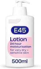 Image of E45 moisturising Lotion Pump - 500g - Dermatological - Skin Care Cream