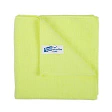 Image of Microfibre Exel Cleaning Soft Cloths (Yellow) Durable Wash Towels Multi Packs