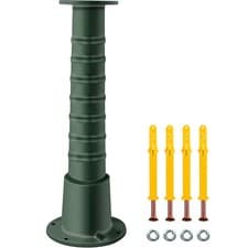 Image of VEVOR Antique Hand Water Pump Stand Pitcher Pump Stand for Yard Garden Green