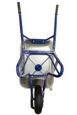 Image of Heavy duty Barrow 100L Builders Wheelbarrow Pneumatic Wheel