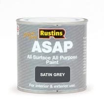 Image of 2 x 500ml| Rustins| ASAP Paint| Satin Grey