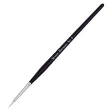 Image of Major Brushes White Nylon Sable Brush, Pack 10, Size 0