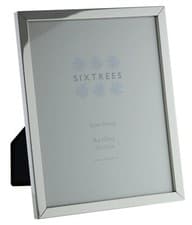 Image of Sixtrees Elite Wide Profile Silver Plated 2 x 3 inch - 8 x 10 inch Photo Frames