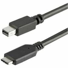 Image of Startech 1 M / 3.3 Ft. Usb-C To Mini Displayport Cable 4K 60Hz Black Usb 3.1 Typ
