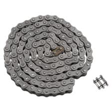 Image of 08B Roller Chain 5 Feet Carbon Steel Chains 1/2" Industrial Chain 120 Links