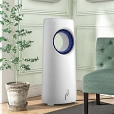 Image of Water Cooled Bladeless Air Cooler Fan with Remote Humidifier Quiet Cooling