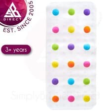 Image of Munchkin Dots Bath Mat with Non-Slip & Skid-resistant Surface│30.5" L x 14.25" W