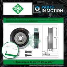 Image of Crankshaft Pulley (TVD) fits VAUXHALL VECTRA C 1.9D 02 to 09 INA 55196301 New