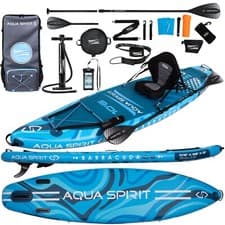Image of SUP Inflatable Stand up Paddle Board Kayak Seat & Accessories 10'8 & 12'6 Blitz