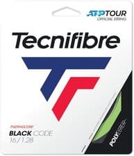 Image of Tecnifibre Blackcode Tennis String 1.28mm Lime - 12m Set