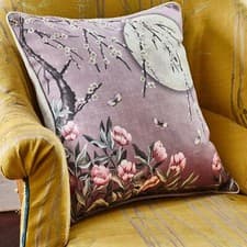 Image of Angel Strawbridge The Chateau Moonlight Cushion Rose Dawn Luxury