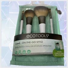 Image of Ecotools On-The-Go Style Kit in Travel Bag 4 Piece Set