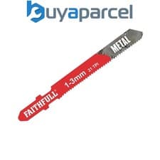 Image of Faithfull  8009-HSS Metal Cutting Jigsaw Blades Pack of 5 T118A FAIJBT118A