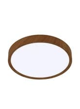 Image of EGLO Musurita LED Flush Ceiling Light | Natural Wood 1600 Lumen 3000K Warm White