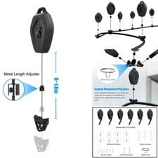 Image of VR Pulley Cable Management Set Wire Pulley System for HTC Vive/Oculus Rift S VR