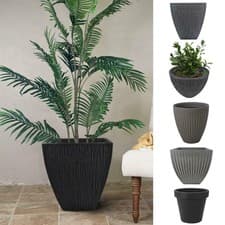 Image of Large Flower Pot Planter Garden Patio Plant Pot Indoor Outdoor Plant Container
