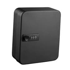 Image of Key Lock Box Key Cabinet with Combination Lock Iron Key Management Cabinet Key