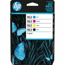 Image of HP 963 Black / Colour Ink Cartridges for OfficeJet Pro 9010, 9012, 9020 Printers