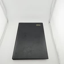 Image of Collins Essential 2024 A4 One Day Diary Planner Black