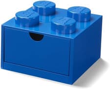Image of Lego brick set 4-stud (2x2) and 8-stud (2x4) box shelves—perfectly scaled for mo
