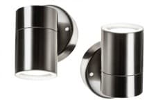 Image of 2 in 1 LED Chrome Rustproof Modern up down House Wall Garden Outside Light