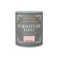 Image of Rust-Oleum Satin Furniture Paint 750ml / 125ml Chic Shabby Vintage Paints