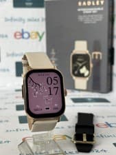 Image of RADLEY Series 56 Navy Silicone & Salt Leather Smart Watch Set