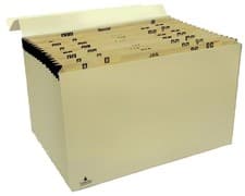 Image of CATHEDRAL - Foolscap 16 Pocket Expanding File- Manila