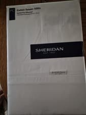 Image of Sheridan Standard Pair of Pillowcases from their 500tc Cotton Sateen collection.