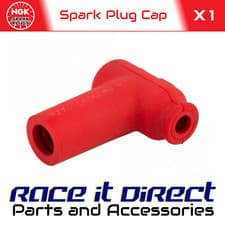 Image of NGK Spark Plug Cap LB05EMH-R Red (8160) For Solid Terminal Plugs