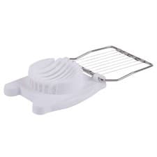 Image of Plastic Egg Slicer - White