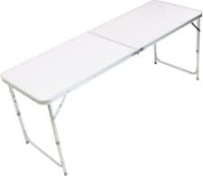 Image of 4FT Portable Folding Aluminium Camping Table Outdoor Garden Party Picnic BBQ