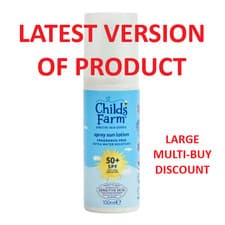 Image of CHILDS FARM Baby Kids SPF50+ 100ml Spray Sun Lotion Cream Sensitive Water Resist