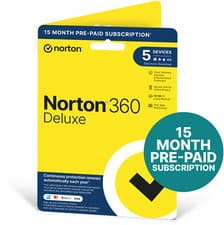 Image of Norton 360 Deluxe Antivirus 2026 VPN 5 Devices 15 MONTHS - 5 Minute Delivery