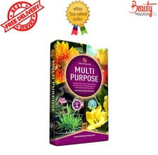 Image of GROWMOOR 60 LITRE MULTI ALL PURPOSE COMPOST 1 x 60L BAGS CONTAINERS GARDEN
