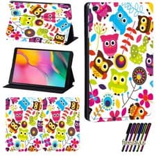 Image of Printed Leather Stand Cover Case For Samsung Galaxy Tab A8 10.5 X200 X205 Tablet