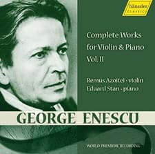 Image of George Enescu - Complete Works For Violin Piano Vol.II - CD - D6806z