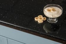 Image of Black Sparkle Laminate kitchen Oasis worktop 600mm x 38mm 1m,1.5m,2m,3m