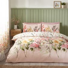 Image of Catherine Lansfield Countryside Floral Duvet Cover Set Bedding Set Quilt Cover