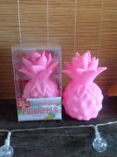 Image of Retro Pink Pineapple LED Table Lamp Light Colour Change Mood Lighting Decor gift