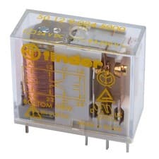 Image of Finder PCB Mount Relay 24VDC 8A DPDT AgNi + Au