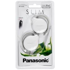 Image of Panasonic RP-HS46 On-Ear Hook Headphones White Lightweight Brand New UK