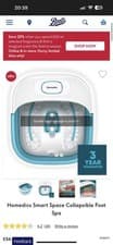 Image of HOMEDICS FB-350-GB Foldaway Luxury Foot Spa
