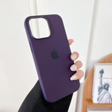 Image of Original Silicone Phone Case with MagSafe+Screen Glass For iPhone 12 13 14 15 16
