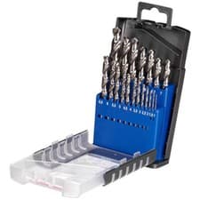 Image of kwb 205920 HSS Drill Bit set 19-piece DIN 338 for Metal and plastic