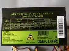 Image of ATX-500B 500W Power Supply PSU 230V PC ATX Tested New + Screws UK