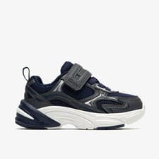 Image of Clarks Boys Crafton Move Toddler Navy Combination Synthetic Trainers Textile