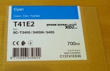 Image of GENUINE EPSON T41E2 Cyan ink cartridge SC-T3405 SC-T3405N SC-T5405 ORIGINAL 2028