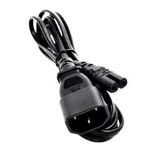 Image of 10ft IEC 320 C14 to C7 Power Extension Cord 2P for Computer